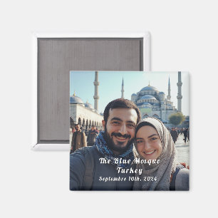 Imã Magnet de Foto Personalizada de Viagem da Turquia