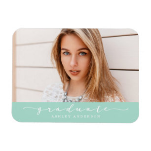 Ímã Magnet de Fotografia para Graduação Clássica de Ca
