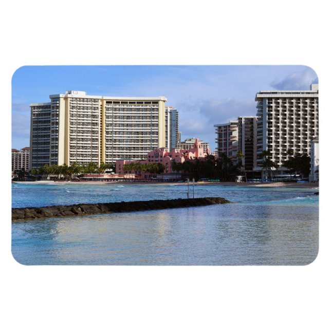 Ímã Magnet de Fotografia Scenic Waikiki (Horizontal)