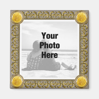 Imã Magnet de Fotografias com Quadro de ricos