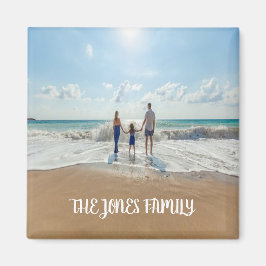 Imã Magnet de Fotografias da Família Personalizada