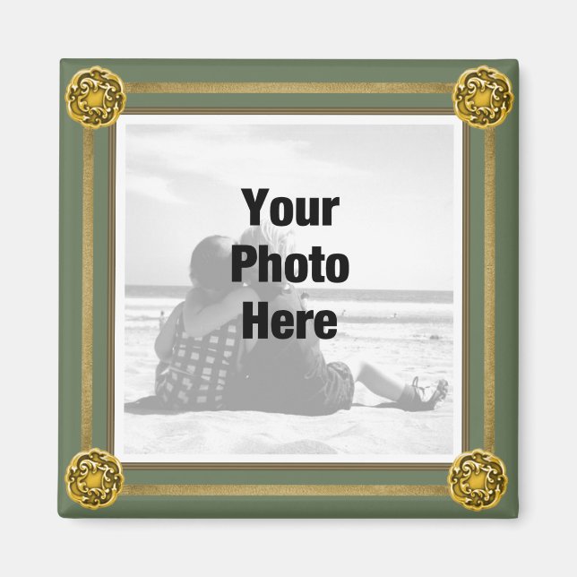 Imã Magnet de Fotografias de Quadro do rico (Frente)