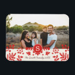 Ímã Magnet de Fotografias do Monograma de Férias Folk<br><div class="desc">Fotografia cortesia de Othello Silla: www.othellosilla.com</div>