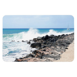 Ímã Magnet de Fotografias para Vista Costeira do Havaí