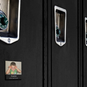 Imã Magnet de Fotografias Personalizado Nome simples