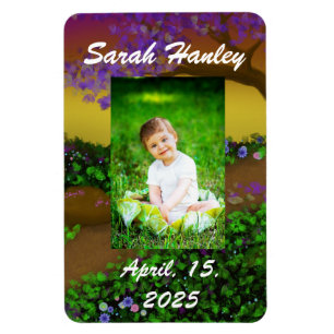 Ímã Magnet de Fotografias Personalizável, Floresta Mág