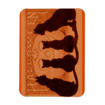 Magnet de Gatos de Halloween