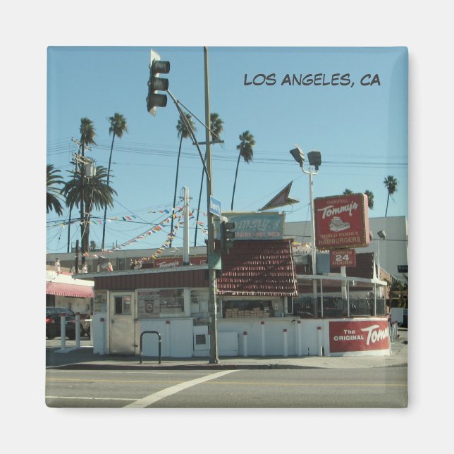 Imã Magnet de Hamburgers de Los Angeles! (Frente)