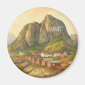 Imã Magnet de Hamnøy, Lofoten Islands, Noruega