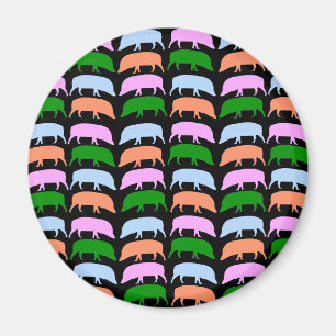 Imã Magnet de Hogs multicolorido