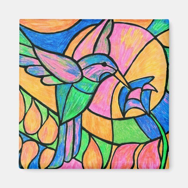 Imã Magnet de Hummingbird (Frente)