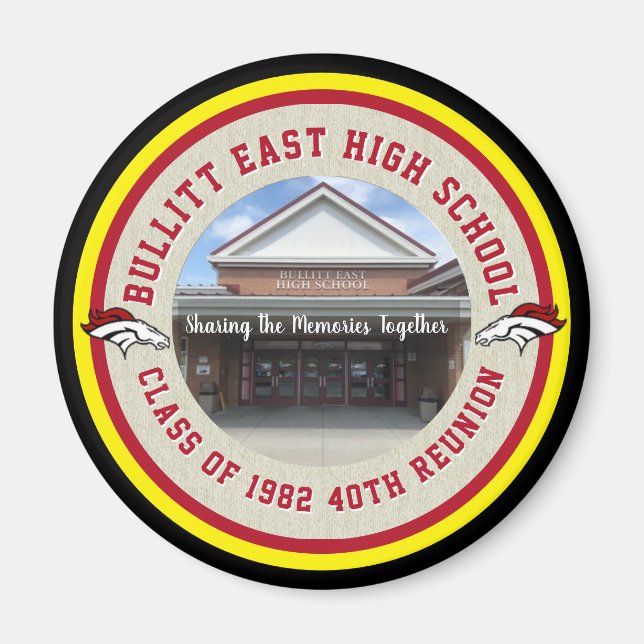 Imã Magnet de Ideias de Reunião de Classe de Segundo g (Frente)