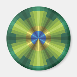 Imã Magnet de Illusão de Peacock