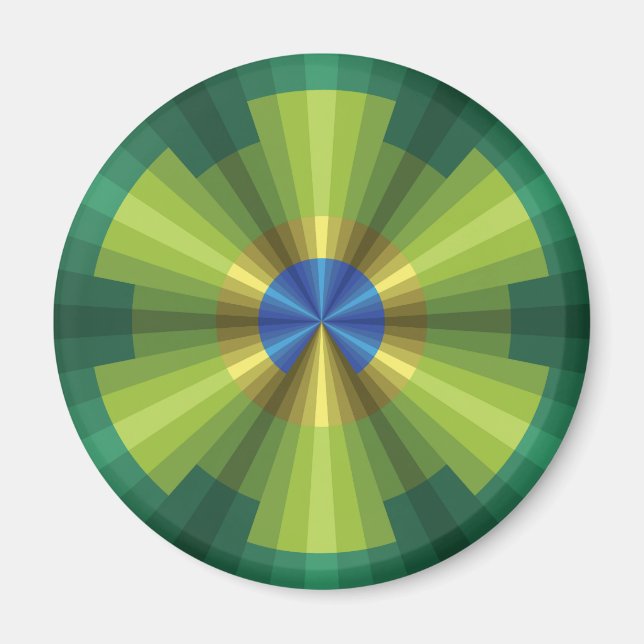 Imã Magnet de Illusão de Peacock (Frente)