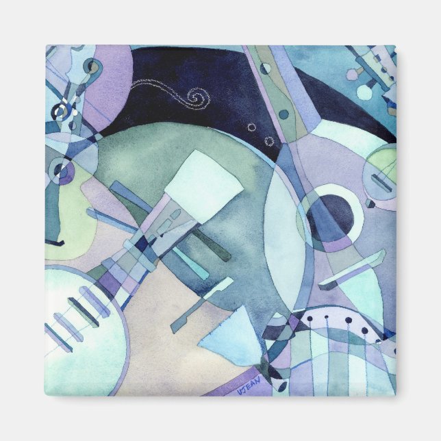 Imã Magnet De Instrumentos De Cordas (Frente)