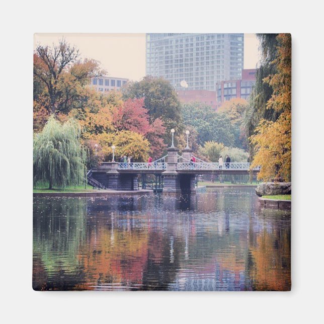 Imã Magnet de Jardins Públicos de Boston (Frente)