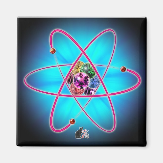 Imã Magnet de Joias Atômicas (Frente)