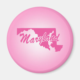 Imã Magnet de Maryland rosa