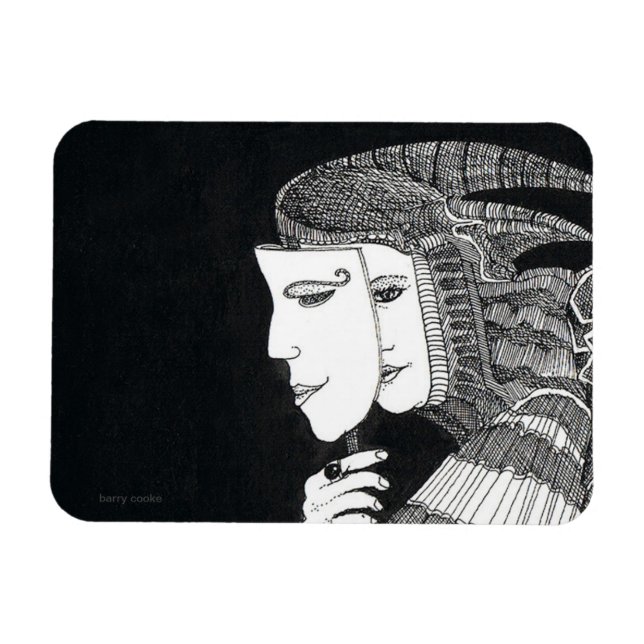 Ímã Magnet de máscara (Horizontal)