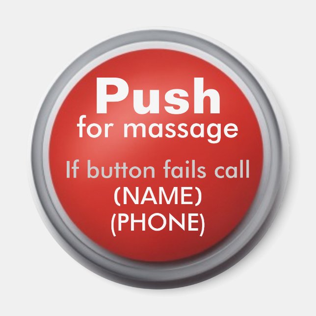 Imã Magnet de Massage_Button (Frente)