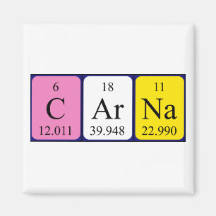 Imã Magnet de mesa periódica da Carna