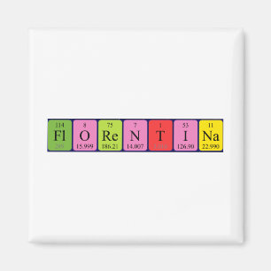 Imã Magnet de mesa periódica da Florentina