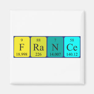 Imã Magnet de mesa periódica França