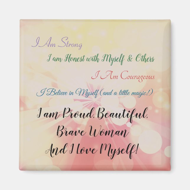 Imã Magnet de Mulher Orgulhosa (Frente)