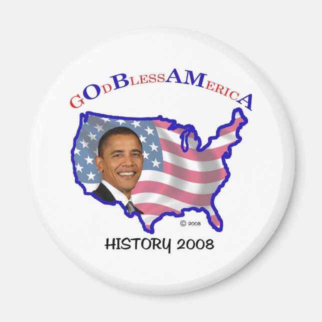 Imã Magnet de nome abençoado (Frente)