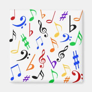 Imã Magnet de Notas Musicais - Multiplicado