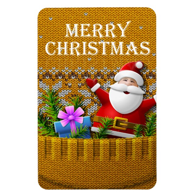 Ímã Magnet de opções de imagens Feliz Natal 98 (Vertical)