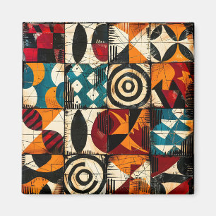 Imã Magnet de Padrão Tribal Africano