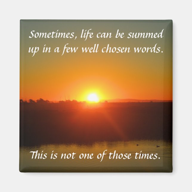 Imã Magnet de Palavras Escolhidas (Frente)