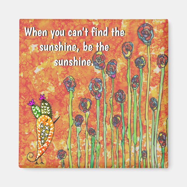 Imã Magnet de Palavras Inspiracionais e Motivacionais (Frente)