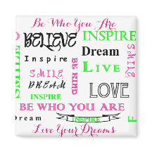 Magnet de Palavras Motivacionais e Inspiracionais