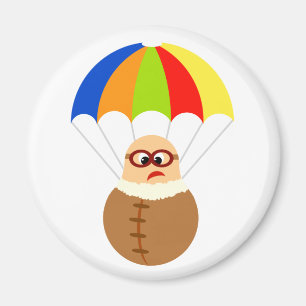 Imã Magnet de Paraquedas Engraçado