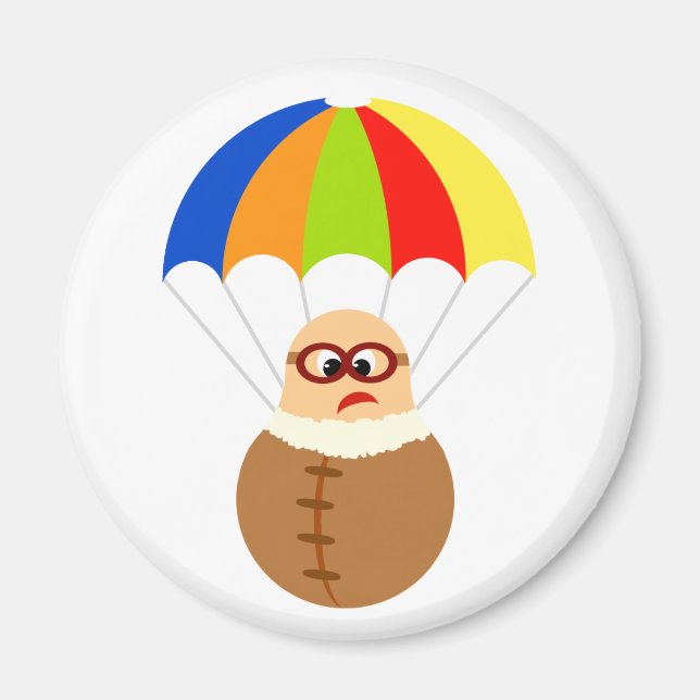 Imã Magnet de Paraquedas Engraçado (Frente)