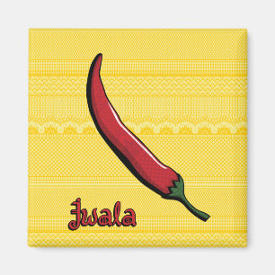 Imã Magnet De Pimenta De Jwala Chili