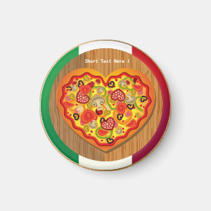 Imã Magnet De Pizza Italiana