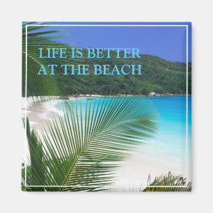 Imã Magnet de praia tropical