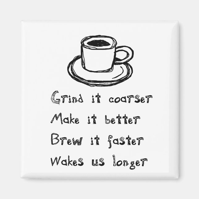 Imã Magnet De Punk Do Café (Frente)