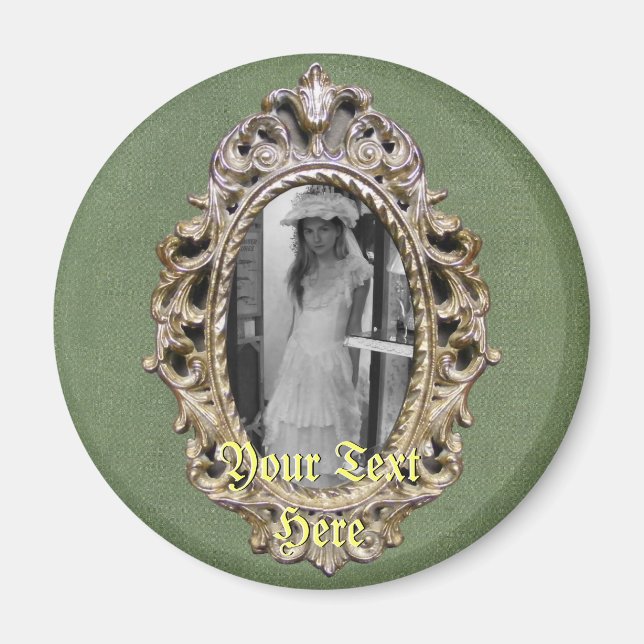 Imã Magnet de Quadro de Solteiro Elegante (Frente)