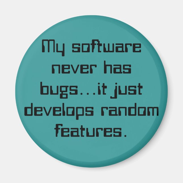 Imã Magnet de Recursos Aleatórios (Frente)