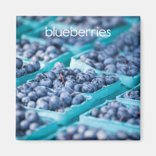 Imã Magnet De Refrigerador De Airelas Blueberry