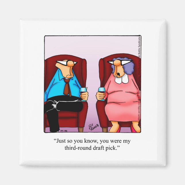 Imã Magnet De Refrigerador De Humor De Futebol (Frente)