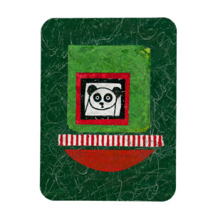 Ímã Magnet De Refrigerador Panda Não Preparado
