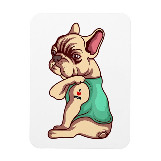 Ímã Magnet De Refrigerador Rosto Francês (Vertical)