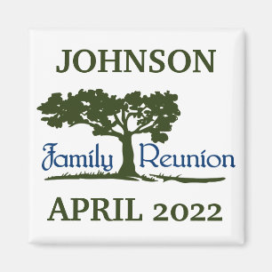 Imã Magnet de Reunião Personalizada da Família