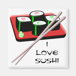 Imã Magnet de Rolls de Sushi Personalizável