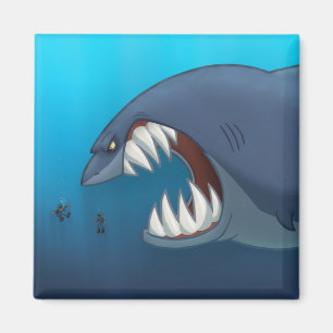 Imã Magnet de Shark Branco do excelente